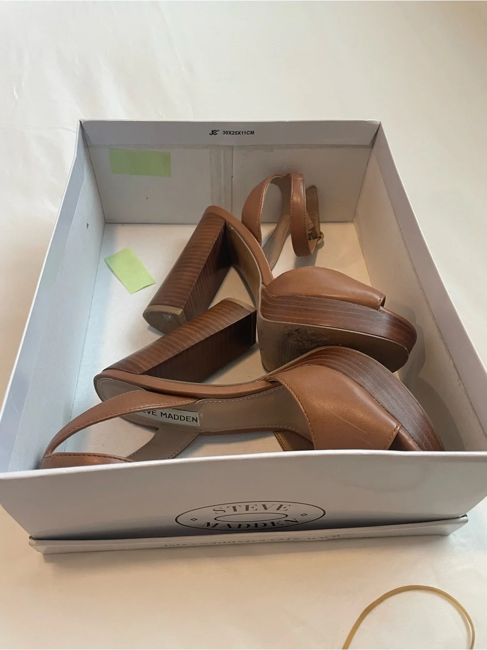 Steve Madden Epic Cognac Heels Size 6.5